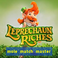 mole match master ganha dinheiro